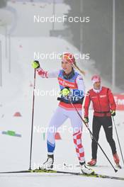 12.02.2023, Oberhof, Germany (GER): Anika Kozica (CRO) - IBU World Championships Biathlon, training, Oberhof (GER). www.nordicfocus.com. © Reichert/NordicFocus. Every downloaded picture is fee-liable.