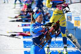 14.02.2023, Oberhof, Germany (GER): Lisa Vittozzi (ITA) - IBU World Championships Biathlon, training, Oberhof (GER). www.nordicfocus.com. © Reichert/NordicFocus. Every downloaded picture is fee-liable.