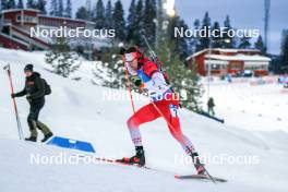 26.11.2023, Oestersund, Sweden, (SWE): Christian Gow (CAN) - IBU World Cup Biathlon, individual men, Oestersund (SWE). www.nordicfocus.com. © Authamayou/NordicFocus. Every downloaded picture is fee-liable.