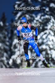 26.11.2023, Oestersund, Sweden, (SWE): Raido Raenkel (EST) - IBU World Cup Biathlon, individual men, Oestersund (SWE). www.nordicfocus.com. © Manzoni/NordicFocus. Every downloaded picture is fee-liable.