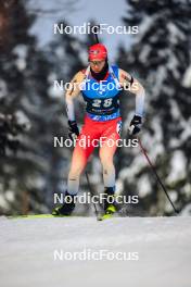 26.11.2023, Oestersund, Sweden, (SWE): Niklas Hartweg (SUI) - IBU World Cup Biathlon, individual men, Oestersund (SWE). www.nordicfocus.com. © Manzoni/NordicFocus. Every downloaded picture is fee-liable.