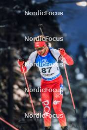26.11.2023, Oestersund, Sweden, (SWE): Tomasz Jakiela (POL) - IBU World Cup Biathlon, individual men, Oestersund (SWE). www.nordicfocus.com. © Manzoni/NordicFocus. Every downloaded picture is fee-liable.