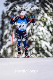 26.11.2023, Oestersund, Sweden, (SWE): Fabien Claude (FRA) - IBU World Cup Biathlon, individual men, Oestersund (SWE). www.nordicfocus.com. © Manzoni/NordicFocus. Every downloaded picture is fee-liable.