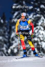 26.11.2023, Oestersund, Sweden, (SWE): Marek Mackels (BEL) - IBU World Cup Biathlon, individual men, Oestersund (SWE). www.nordicfocus.com. © Manzoni/NordicFocus. Every downloaded picture is fee-liable.