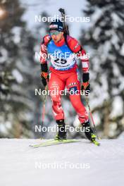 26.11.2023, Oestersund, Sweden, (SWE): David Komatz (AUT) - IBU World Cup Biathlon, individual men, Oestersund (SWE). www.nordicfocus.com. © Manzoni/NordicFocus. Every downloaded picture is fee-liable.