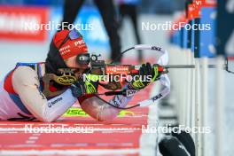 26.11.2023, Oestersund, Sweden, (SWE): Joscha Burkhalter (SUI) - IBU World Cup Biathlon, individual men, Oestersund (SWE). www.nordicfocus.com. © Authamayou/NordicFocus. Every downloaded picture is fee-liable.