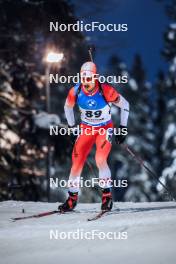 26.11.2023, Oestersund, Sweden, (SWE): Trevor Kiers (CAN) - IBU World Cup Biathlon, individual men, Oestersund (SWE). www.nordicfocus.com. © Manzoni/NordicFocus. Every downloaded picture is fee-liable.