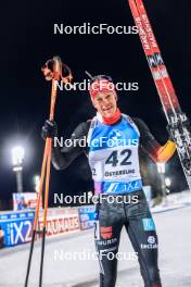 26.11.2023, Oestersund, Sweden, (SWE): Roman Rees (GER) - IBU World Cup Biathlon, individual men, Oestersund (SWE). www.nordicfocus.com. © Manzoni/NordicFocus. Every downloaded picture is fee-liable.