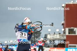 26.11.2023, Oestersund, Sweden, (SWE): Fabien Claude (FRA) - IBU World Cup Biathlon, individual men, Oestersund (SWE). www.nordicfocus.com. © Authamayou/NordicFocus. Every downloaded picture is fee-liable.