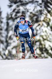 26.11.2023, Oestersund, Sweden, (SWE): Didier Bionaz (ITA) - IBU World Cup Biathlon, individual men, Oestersund (SWE). www.nordicfocus.com. © Manzoni/NordicFocus. Every downloaded picture is fee-liable.