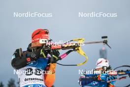 26.11.2023, Oestersund, Sweden, (SWE): David Zobel (GER) - IBU World Cup Biathlon, individual men, Oestersund (SWE). www.nordicfocus.com. © Authamayou/NordicFocus. Every downloaded picture is fee-liable.