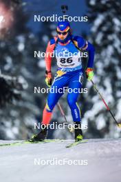 26.11.2023, Oestersund, Sweden, (SWE): Raul Flore (ROU) - IBU World Cup Biathlon, individual men, Oestersund (SWE). www.nordicfocus.com. © Manzoni/NordicFocus. Every downloaded picture is fee-liable.