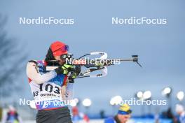26.11.2023, Oestersund, Sweden, (SWE): Gion Stalder (SUI) - IBU World Cup Biathlon, individual men, Oestersund (SWE). www.nordicfocus.com. © Authamayou/NordicFocus. Every downloaded picture is fee-liable.
