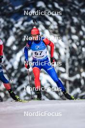 26.11.2023, Oestersund, Sweden, (SWE): Tomas Sklenarik (SVK) - IBU World Cup Biathlon, individual men, Oestersund (SWE). www.nordicfocus.com. © Manzoni/NordicFocus. Every downloaded picture is fee-liable.