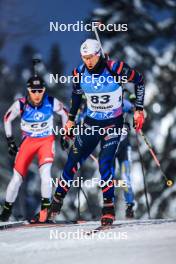 26.11.2023, Oestersund, Sweden, (SWE): Emilien Claude (FRA) - IBU World Cup Biathlon, individual men, Oestersund (SWE). www.nordicfocus.com. © Manzoni/NordicFocus. Every downloaded picture is fee-liable.