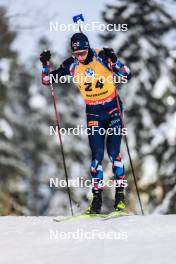 26.11.2023, Oestersund, Sweden, (SWE): Johannes Thingnes Boe (NOR) - IBU World Cup Biathlon, individual men, Oestersund (SWE). www.nordicfocus.com. © Manzoni/NordicFocus. Every downloaded picture is fee-liable.