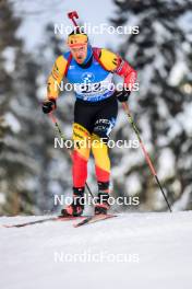 26.11.2023, Oestersund, Sweden, (SWE): Florent Claude (BEL) - IBU World Cup Biathlon, individual men, Oestersund (SWE). www.nordicfocus.com. © Manzoni/NordicFocus. Every downloaded picture is fee-liable.