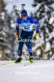 26.11.2023, Oestersund, Sweden, (SWE): Maxime Germain (USA) - IBU World Cup Biathlon, individual men, Oestersund (SWE). www.nordicfocus.com. © Manzoni/NordicFocus. Every downloaded picture is fee-liable.