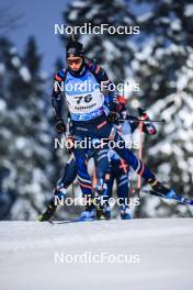26.11.2023, Oestersund, Sweden, (SWE): Eric Perrot (FRA) - IBU World Cup Biathlon, individual men, Oestersund (SWE). www.nordicfocus.com. © Manzoni/NordicFocus. Every downloaded picture is fee-liable.