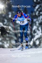 26.11.2023, Oestersund, Sweden, (SWE): Jake Brown (USA) - IBU World Cup Biathlon, individual men, Oestersund (SWE). www.nordicfocus.com. © Manzoni/NordicFocus. Every downloaded picture is fee-liable.