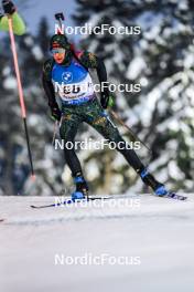 26.11.2023, Oestersund, Sweden, (SWE): Tomas Kaukenas (LTU) - IBU World Cup Biathlon, individual men, Oestersund (SWE). www.nordicfocus.com. © Manzoni/NordicFocus. Every downloaded picture is fee-liable.