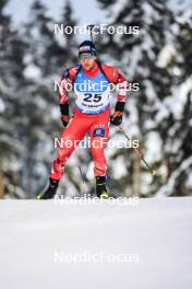 26.11.2023, Oestersund, Sweden, (SWE): David Komatz (AUT) - IBU World Cup Biathlon, individual men, Oestersund (SWE). www.nordicfocus.com. © Manzoni/NordicFocus. Every downloaded picture is fee-liable.