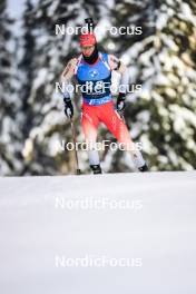 26.11.2023, Oestersund, Sweden, (SWE): Niklas Hartweg (SUI) - IBU World Cup Biathlon, individual men, Oestersund (SWE). www.nordicfocus.com. © Manzoni/NordicFocus. Every downloaded picture is fee-liable.