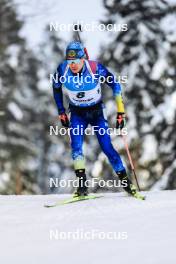 26.11.2023, Oestersund, Sweden, (SWE): Asset Dyussenov (KAZ) - IBU World Cup Biathlon, individual men, Oestersund (SWE). www.nordicfocus.com. © Manzoni/NordicFocus. Every downloaded picture is fee-liable.