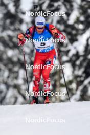 26.11.2023, Oestersund, Sweden, (SWE): Simon Eder (AUT) - IBU World Cup Biathlon, individual men, Oestersund (SWE). www.nordicfocus.com. © Manzoni/NordicFocus. Every downloaded picture is fee-liable.