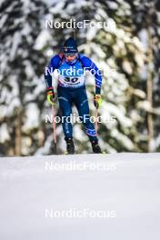 26.11.2023, Oestersund, Sweden, (SWE): Maxime Germain (USA) - IBU World Cup Biathlon, individual men, Oestersund (SWE). www.nordicfocus.com. © Manzoni/NordicFocus. Every downloaded picture is fee-liable.