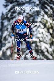26.11.2023, Oestersund, Sweden, (SWE): Fabien Claude (FRA) - IBU World Cup Biathlon, individual men, Oestersund (SWE). www.nordicfocus.com. © Manzoni/NordicFocus. Every downloaded picture is fee-liable.