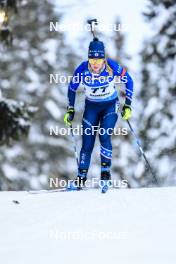 26.11.2023, Oestersund, Sweden, (SWE): Kelsey Joan Dickinson (USA) - IBU World Cup Biathlon, individual women, Oestersund (SWE). www.nordicfocus.com. © Manzoni/NordicFocus. Every downloaded picture is fee-liable.