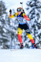 26.11.2023, Oestersund, Sweden, (SWE): Maya Cloetens (BEL) - IBU World Cup Biathlon, individual women, Oestersund (SWE). www.nordicfocus.com. © Manzoni/NordicFocus. Every downloaded picture is fee-liable.