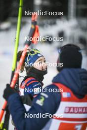 25.11.2023, Oestersund, Sweden, (SWE): Lou Jeanmonnot (FRA) - IBU World Cup Biathlon, mixed relay, Oestersund (SWE). www.nordicfocus.com. © Authamayou/NordicFocus. Every downloaded picture is fee-liable.