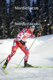 25.11.2023, Oestersund, Sweden, (SWE): David Komatz (AUT) - IBU World Cup Biathlon, mixed relay, Oestersund (SWE). www.nordicfocus.com. © Authamayou/NordicFocus. Every downloaded picture is fee-liable.