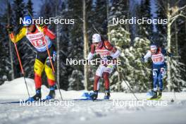 25.11.2023, Oestersund, Sweden, (SWE): Renars Birkentals (LAT) - IBU World Cup Biathlon, mixed relay, Oestersund (SWE). www.nordicfocus.com. © Authamayou/NordicFocus. Every downloaded picture is fee-liable.