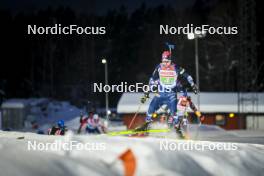 25.11.2023, Oestersund, Sweden, (SWE): Johannes Thingnes Boe (NOR) - IBU World Cup Biathlon, mixed relay, Oestersund (SWE). www.nordicfocus.com. © Authamayou/NordicFocus. Every downloaded picture is fee-liable.