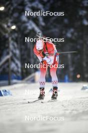 25.11.2023, Oestersund, Sweden, (SWE): Adam Runnalls (CAN) - IBU World Cup Biathlon, mixed relay, Oestersund (SWE). www.nordicfocus.com. © Authamayou/NordicFocus. Every downloaded picture is fee-liable.