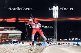 25.11.2023, Oestersund, Sweden, (SWE): Benita Peiffer (CAN) - IBU World Cup Biathlon, mixed relay, Oestersund (SWE). www.nordicfocus.com. © Manzoni/NordicFocus. Every downloaded picture is fee-liable.