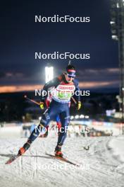 25.11.2023, Oestersund, Sweden, (SWE): Tommaso Giacomel (ITA) - IBU World Cup Biathlon, mixed relay, Oestersund (SWE). www.nordicfocus.com. © Authamayou/NordicFocus. Every downloaded picture is fee-liable.