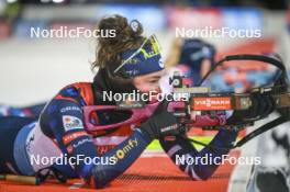 25.11.2023, Oestersund, Sweden, (SWE): Lou Jeanmonnot (FRA) - IBU World Cup Biathlon, mixed relay, Oestersund (SWE). www.nordicfocus.com. © Authamayou/NordicFocus. Every downloaded picture is fee-liable.