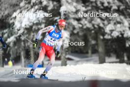 03.12.2023, Oestersund, Sweden, (SWE): Sebastian Stalder (SUI) - IBU World Cup Biathlon, pursuit men, Oestersund (SWE). www.nordicfocus.com. © Authamayou/NordicFocus. Every downloaded picture is fee-liable.