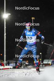 03.12.2023, Oestersund, Sweden, (SWE): Sturla Holm Laegreid (NOR) - IBU World Cup Biathlon, pursuit men, Oestersund (SWE). www.nordicfocus.com. © Authamayou/NordicFocus. Every downloaded picture is fee-liable.