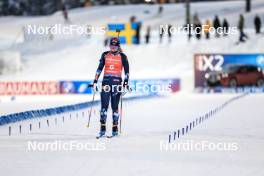 03.12.2023, Oestersund, Sweden, (SWE): Ingrid Landmark Tandrevold (NOR) - IBU World Cup Biathlon, pursuit women, Oestersund (SWE). www.nordicfocus.com. © Manzoni/NordicFocus. Every downloaded picture is fee-liable.