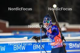 30.11.2023, Oestersund, Sweden, (SWE): Campbell Wright (USA) - IBU World Cup Biathlon, relay men, Oestersund (SWE). www.nordicfocus.com. © Manzoni/NordicFocus. Every downloaded picture is fee-liable.