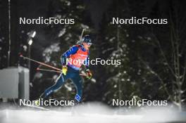 30.11.2023, Oestersund, Sweden, (SWE): Maxime Germain (USA) - IBU World Cup Biathlon, relay men, Oestersund (SWE). www.nordicfocus.com. © Authamayou/NordicFocus. Every downloaded picture is fee-liable.
