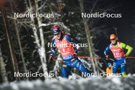 30.11.2023, Oestersund, Sweden, (SWE): Endre Stroemsheim (NOR) - IBU World Cup Biathlon, relay men, Oestersund (SWE). www.nordicfocus.com. © Authamayou/NordicFocus. Every downloaded picture is fee-liable.