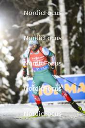 30.11.2023, Oestersund, Sweden, (SWE): Alexandr Mukhin (KAZ) - IBU World Cup Biathlon, relay men, Oestersund (SWE). www.nordicfocus.com. © Authamayou/NordicFocus. Every downloaded picture is fee-liable.