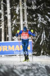 30.11.2023, Oestersund, Sweden, (SWE): Maxime Germain (USA) - IBU World Cup Biathlon, relay men, Oestersund (SWE). www.nordicfocus.com. © Authamayou/NordicFocus. Every downloaded picture is fee-liable.