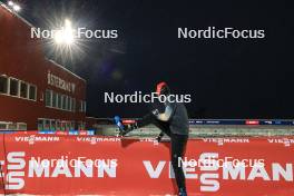 30.11.2023, Oestersund, Sweden, (SWE): Sebastian Stalder (SUI) - IBU World Cup Biathlon, relay men, Oestersund (SWE). www.nordicfocus.com. © Manzoni/NordicFocus. Every downloaded picture is fee-liable.